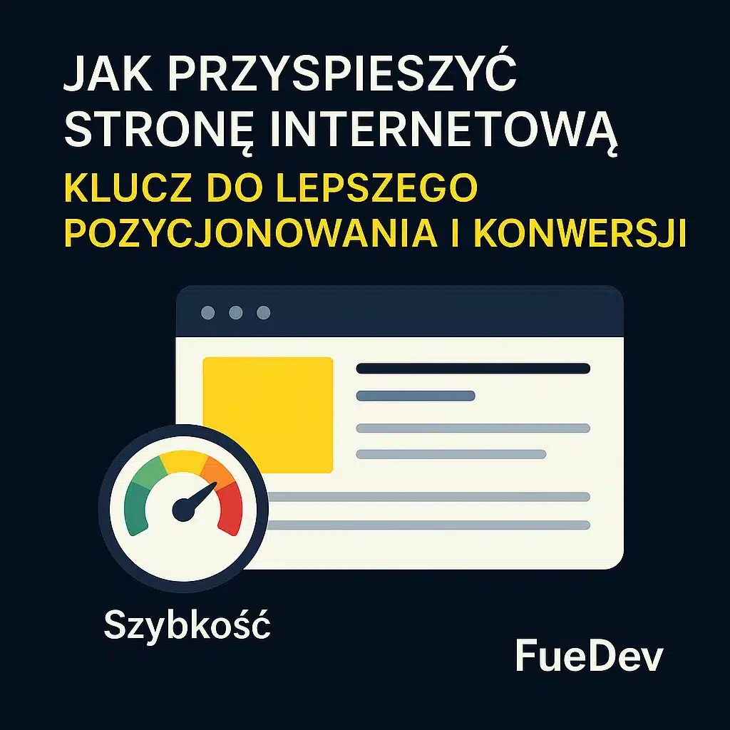 Jak przyspieszyć stronę internetową – klucz do lepszego pozycjonowania i konwersji